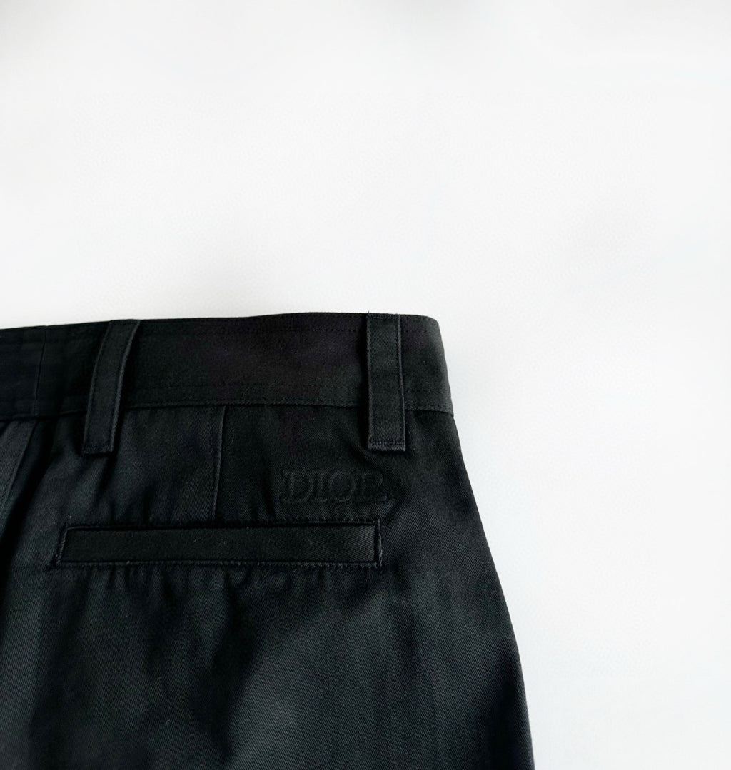 Dior Men's Summer Solid Color Mid Waist Buttoned Casual Polyester Shorts Pants #98884
