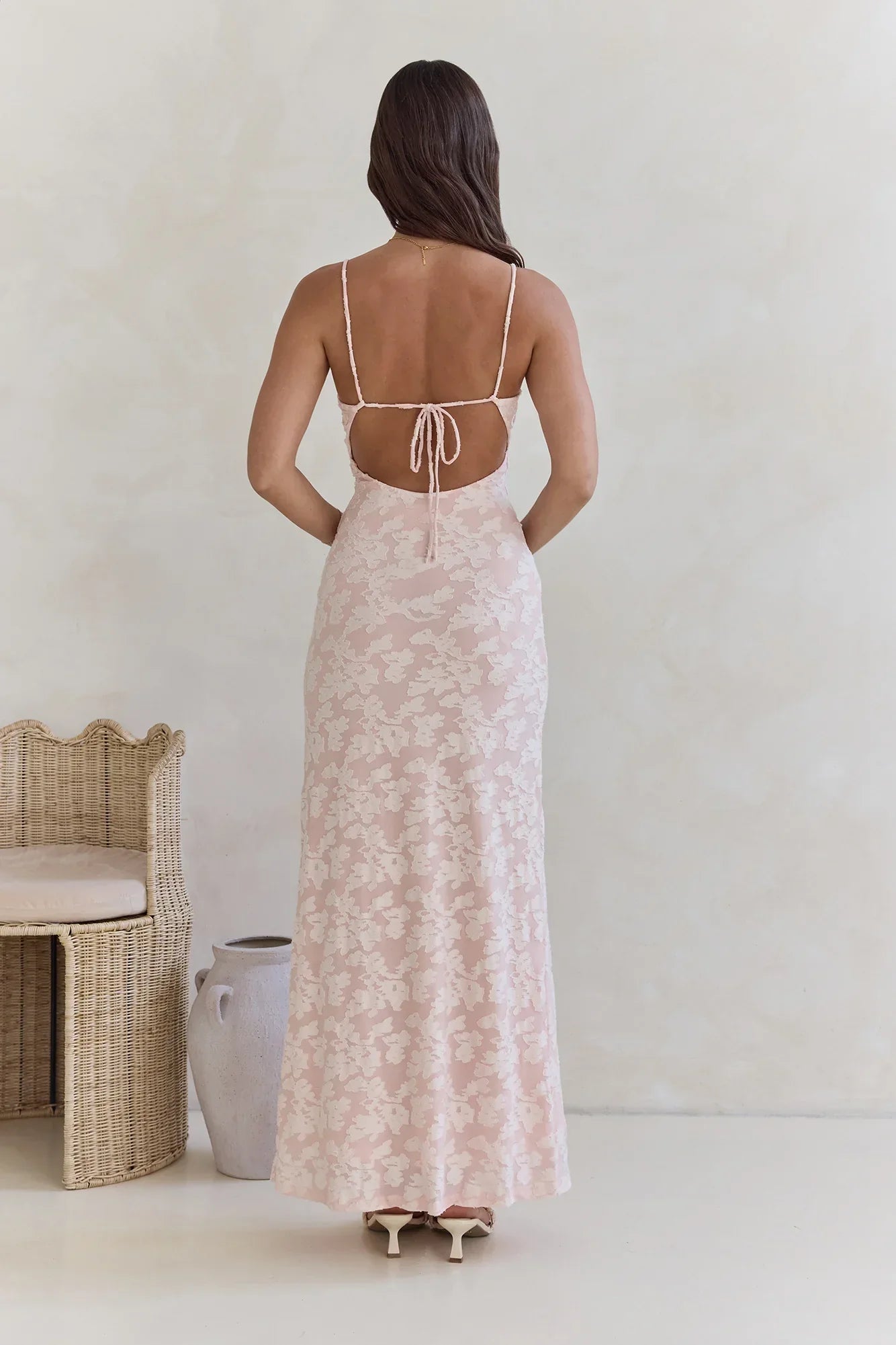 Glowing Glaze Maxi Dress Pink