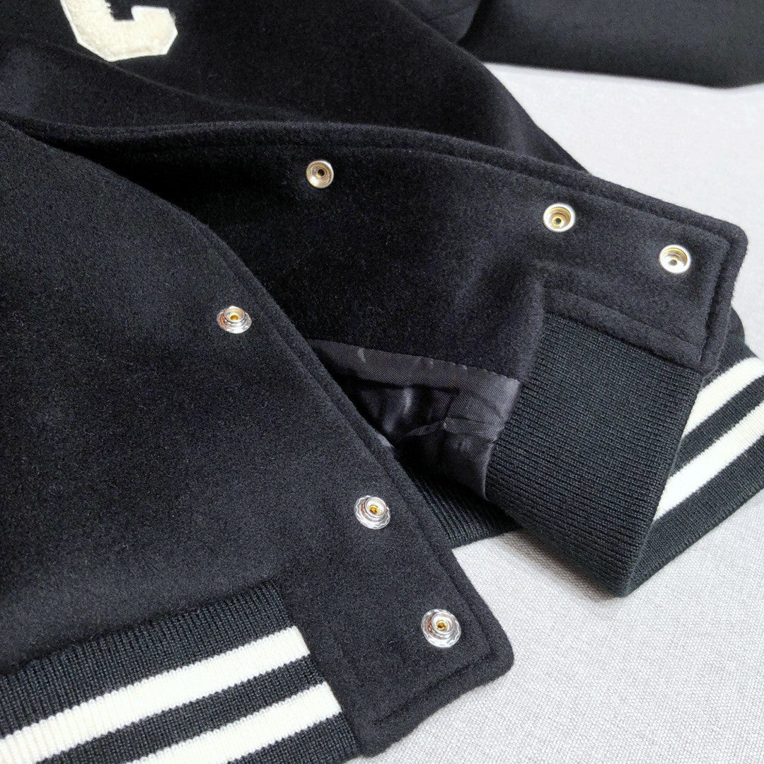 Celine Hooded Baseball Jacket #96113