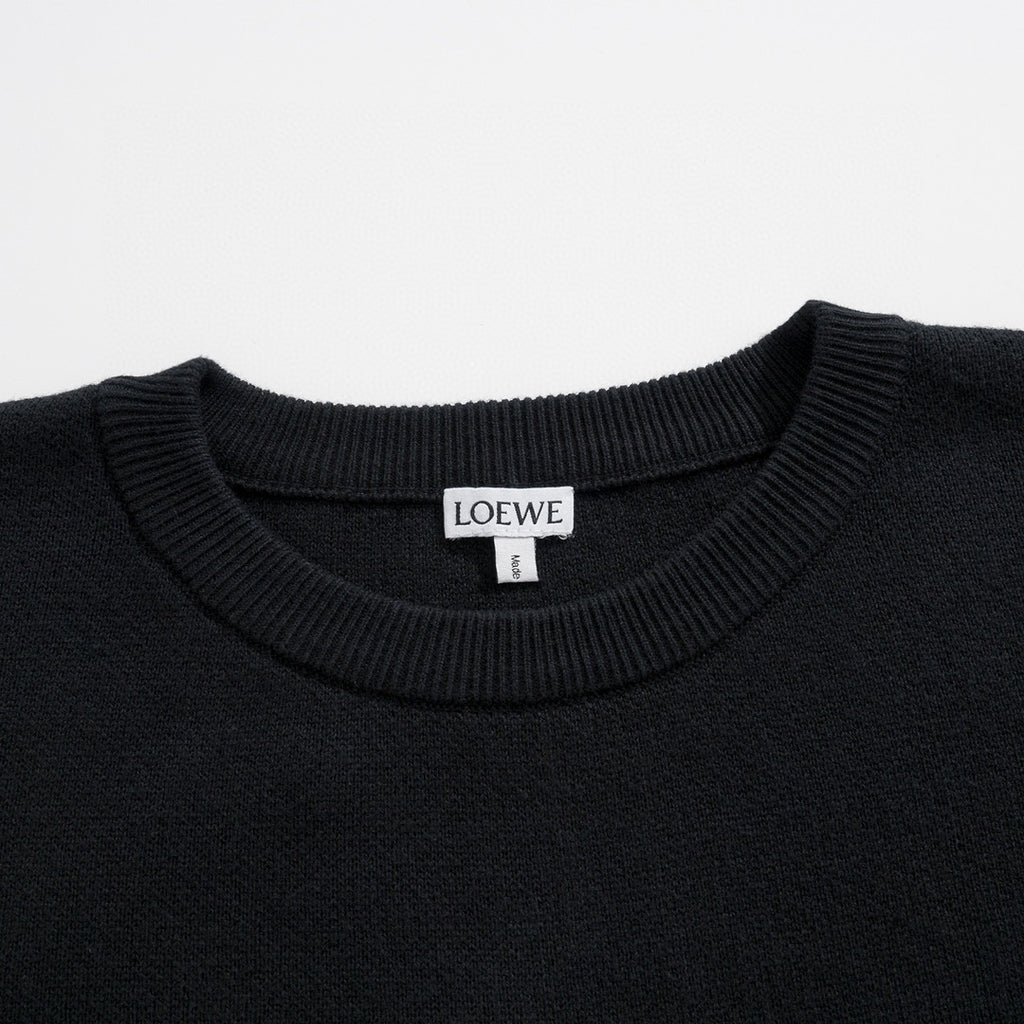 Loewe Sweater In Cotton And Viscose Crew Neck Knit Pullover #96296