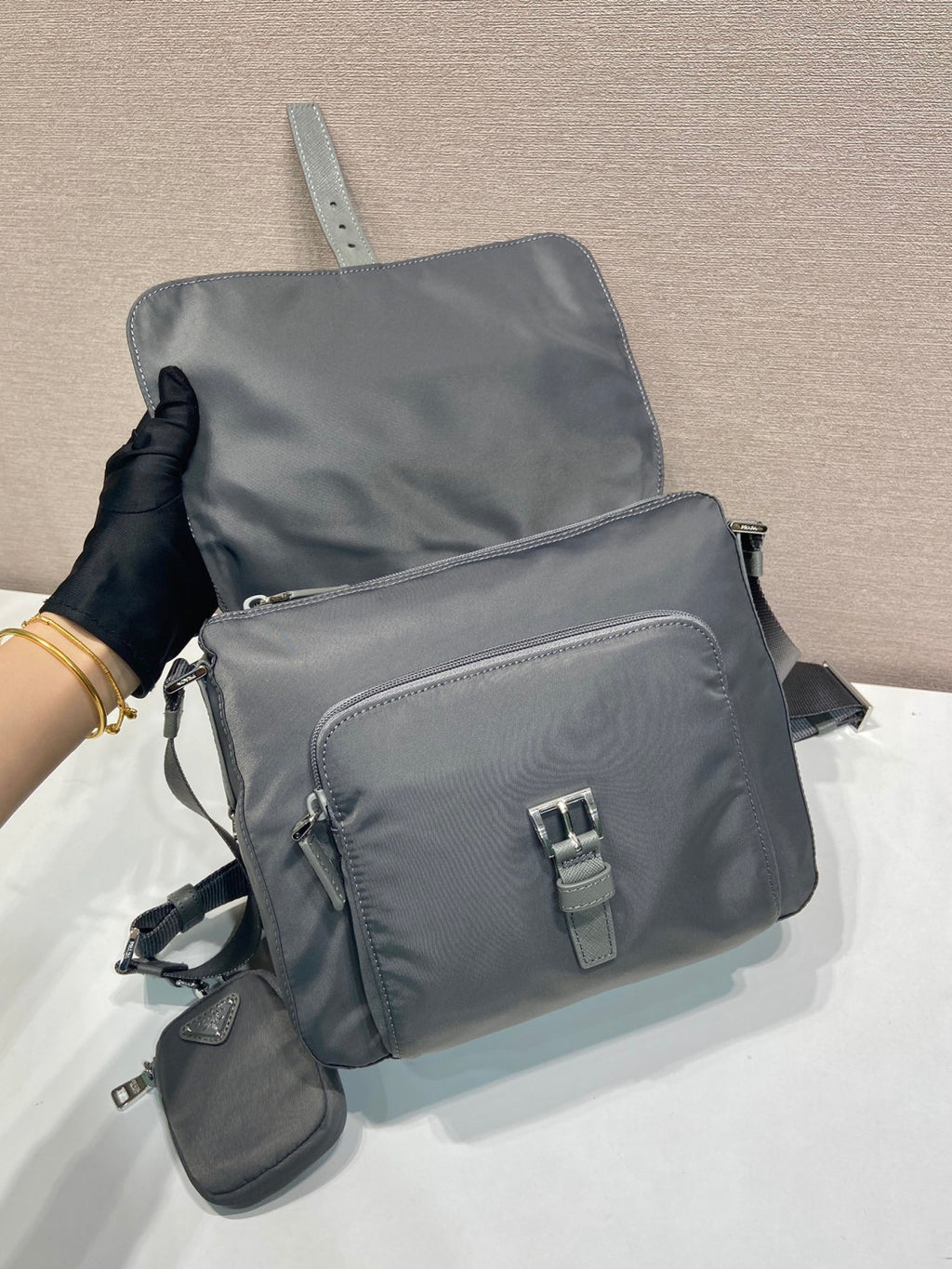 Prada Re-nylon Shoulder Bag #336095