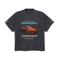 Balenciaga I Automobili Lamborghini Men's Summer Sports Car Pattern Printed Round Neck Cotton Short Sleeve T-Shirt #77793