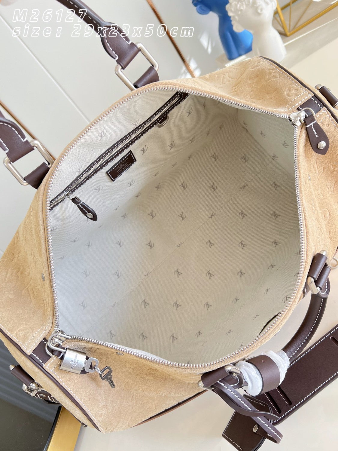 Louis Vuitton Keepall Bandoulière 50 Autres Cuirs Monogram Travel M26127 #336389