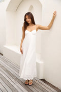 Angelic Maxi Dress White