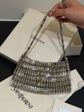 Saint Laurent EVENING Bag in Crystals #379368