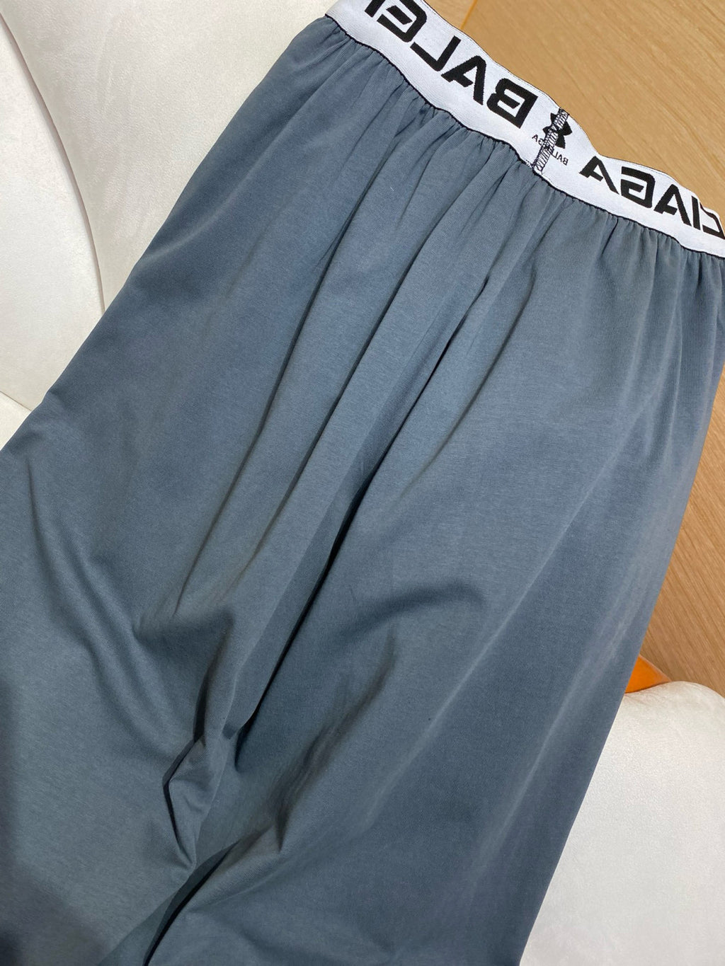 Balenciaga Men's Spring And Fall Fashion Double Sided Layered Stretch Knit Sweatpants Pants #76416