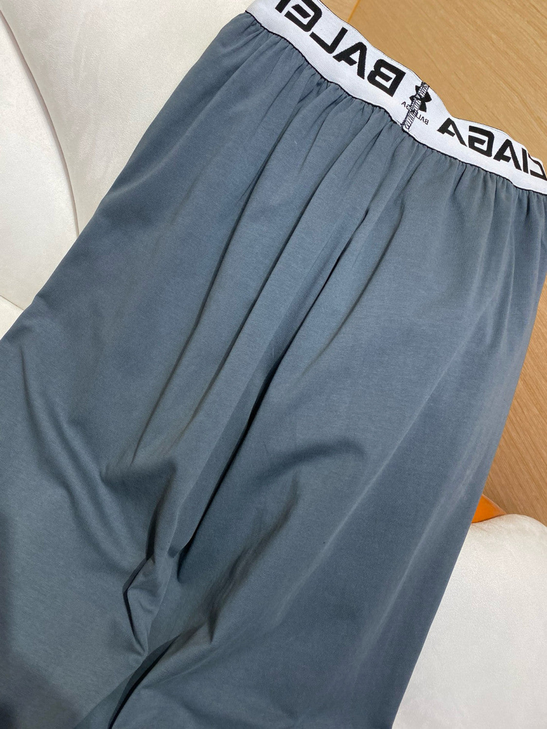 Balenciaga Men's Spring And Fall Fashion Double Sided Layered Stretch Knit Sweatpants Pants #76416