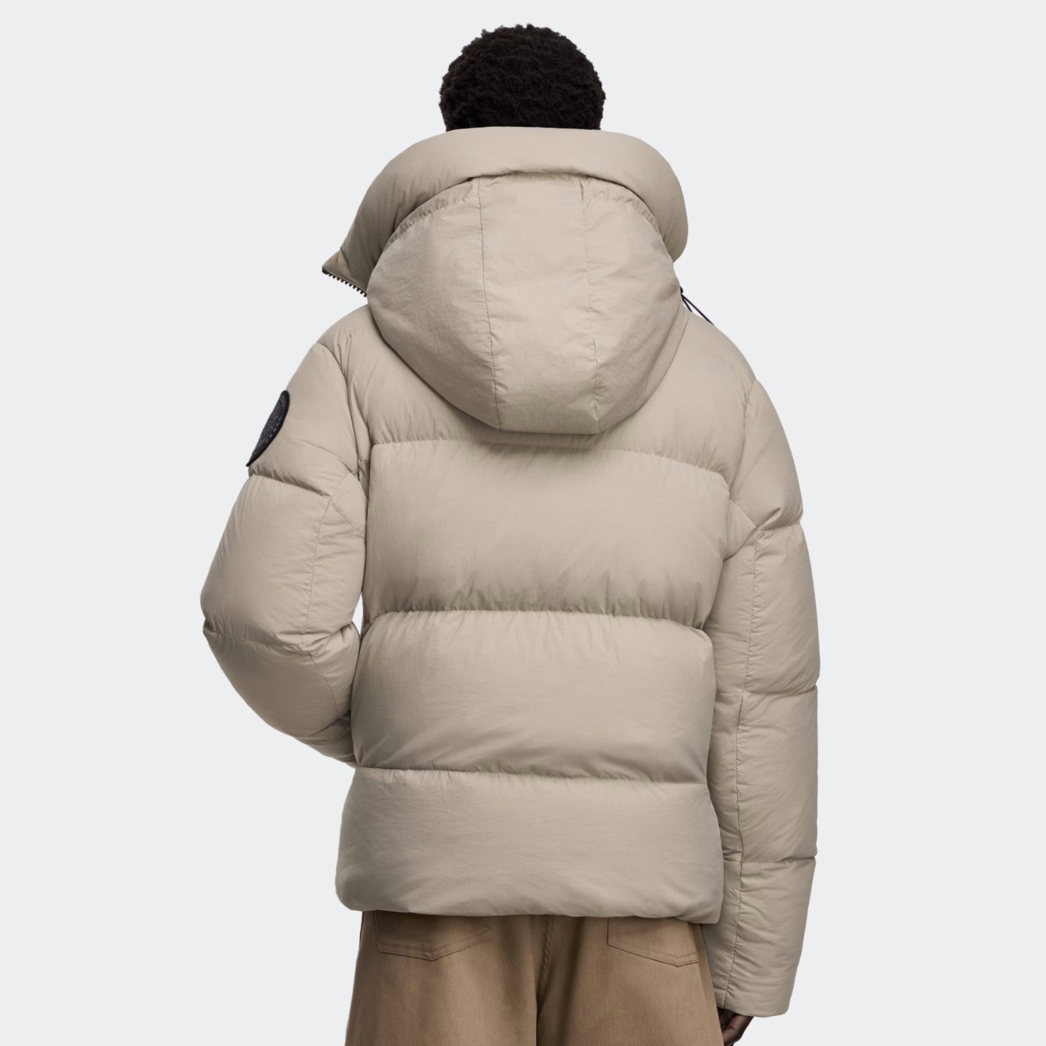 Canada Goose Crofton Men's And Women's Winter Fashion Casual Solid Color Hooded Zipper Windproof Nylon Hooded Down Jacket #79557