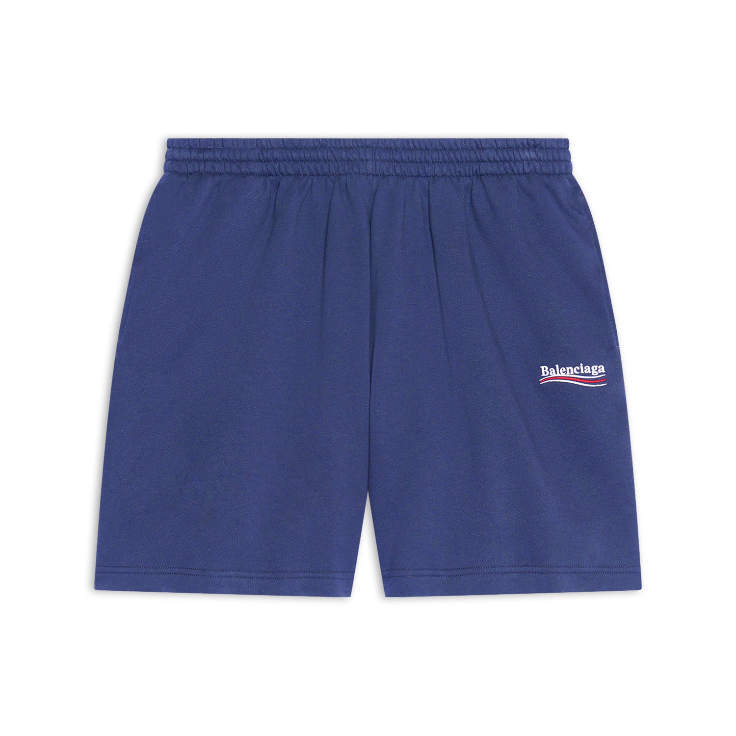 Balenciaga Men's Summer Solid Color Letter Print Elastic Waist Casual Shorts Pants #98974