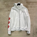 Chrome Hearts Chrome Hearts Men's Spring and Fall Logo Printed Zipper Long Sleeve Hooded Jacket #99978