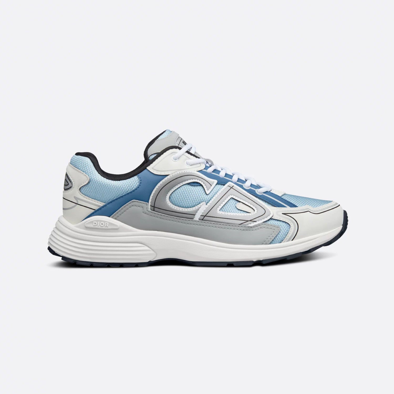 Dior Men's B30 Countdown Sneakers All-Season Retro Low-Top Lace-Up Solid-Color Mesh Casual Shoes #81726