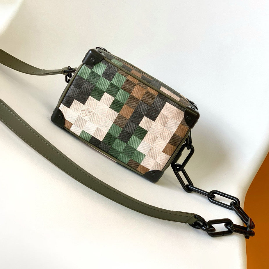 Louis Vuitton Men's Fashion Classic Adjustable Strap Zipper Closure Leather Shoulder Bag Crossbody Bag Bags M24581 #79156
