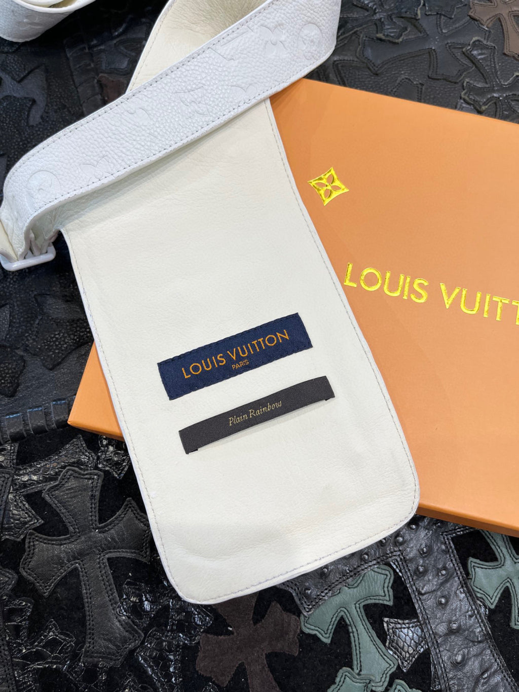 Louis Vuitton Leather Printed Vest With Accessories #22172