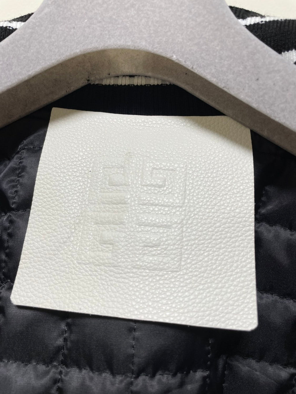 Givenchy Men's Autumn and Winter Color Blocking Single Breasted Wool and Leather Hooded Jacket #74364