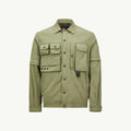 Moncler Men's Spring/Fall Casual Single-Breasted Solid Color Multi Pocket Detachable Sleeve Workwear Jacket #78895