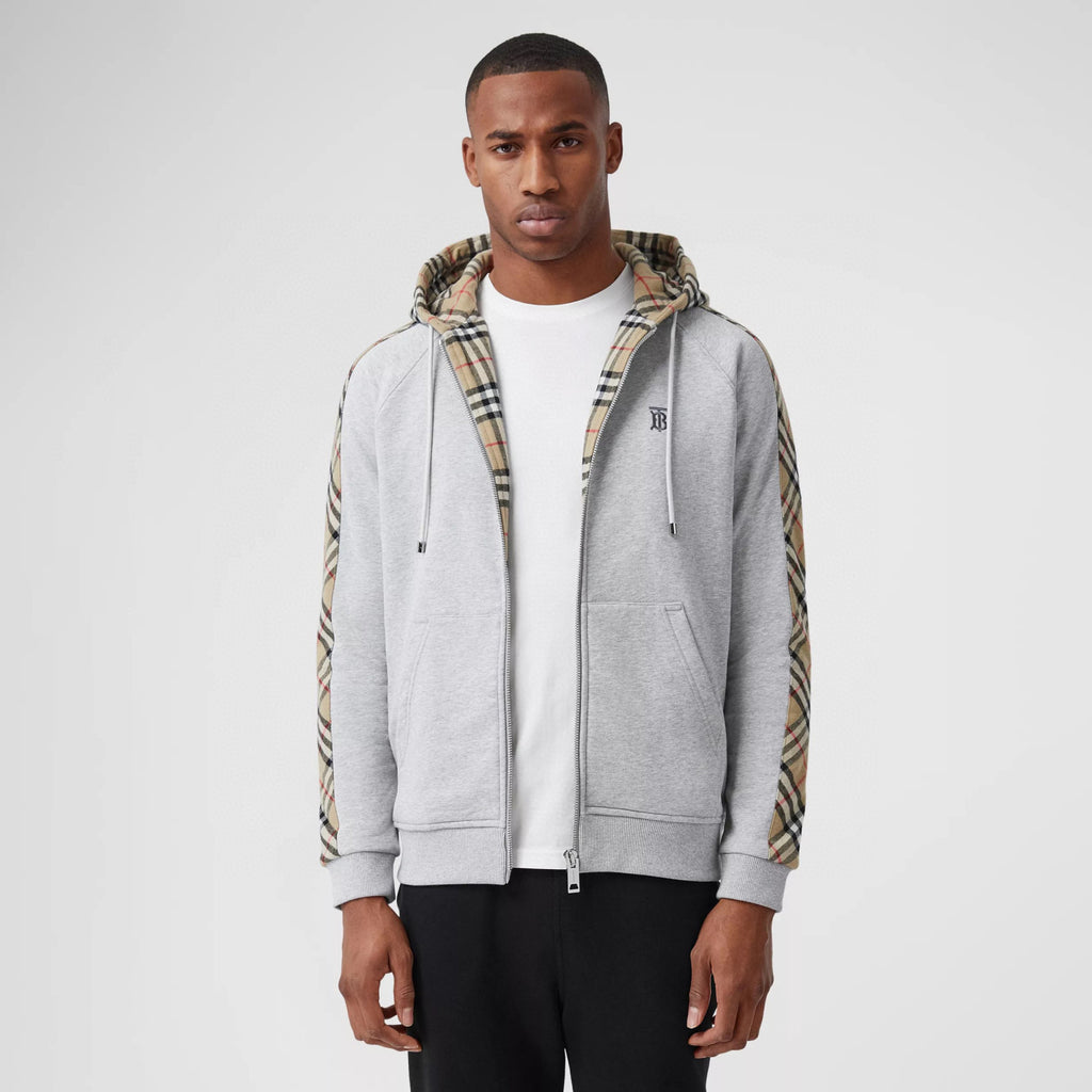 Burberry Long Sleeved Hooded Zippered Jacket #96461