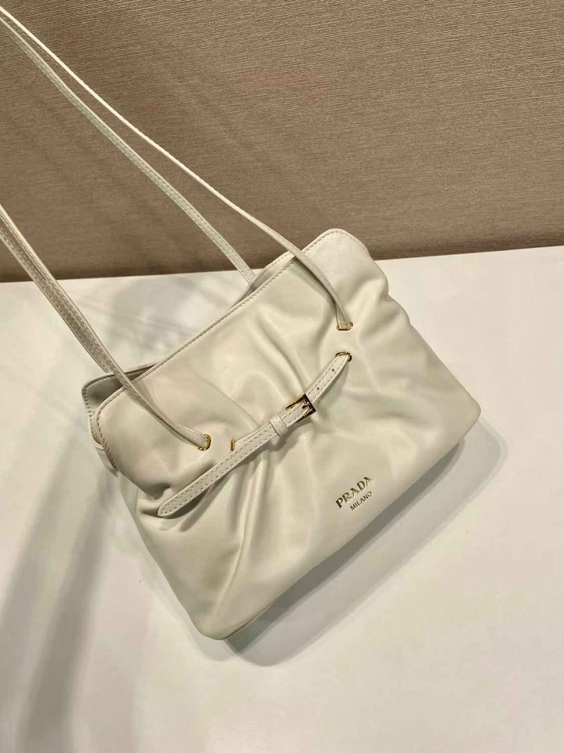 Prada Women's New 2025 Lambskin leather Cloud bag #193164