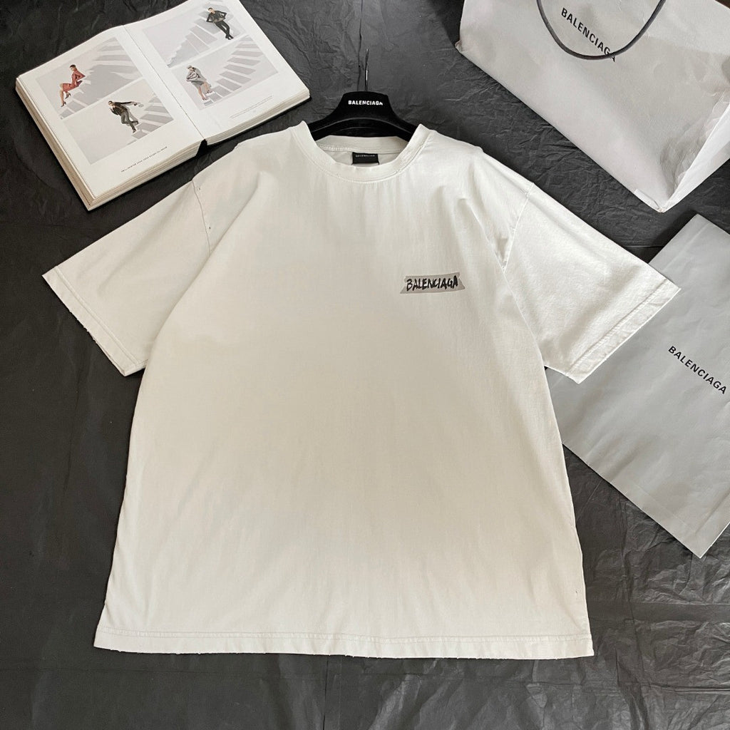 Balenciaga Masking Tape T-shirt Medium Fit #377368