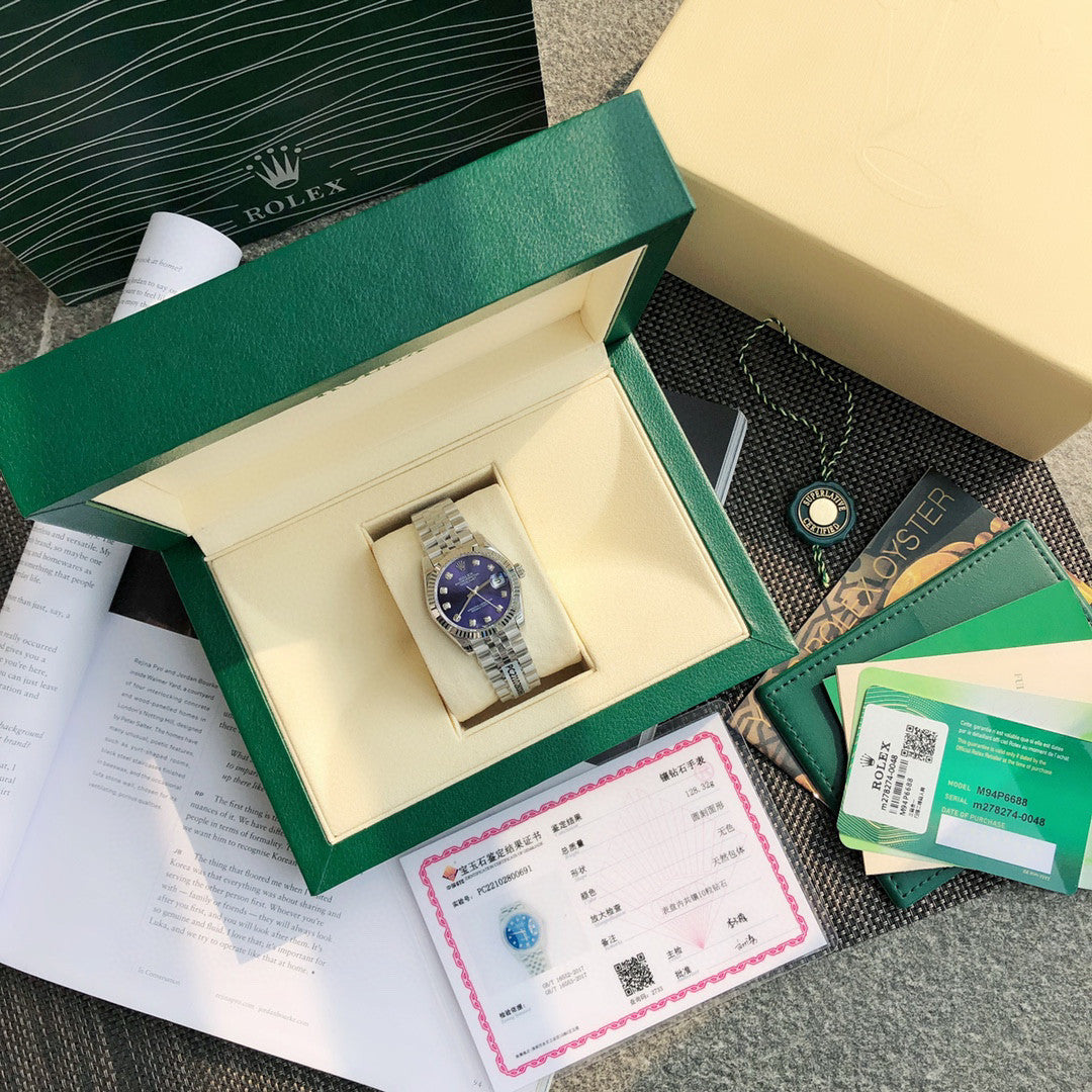 Rolex Automatic Mechanical Movement Diamond Bezel Mechanical Watch #97295