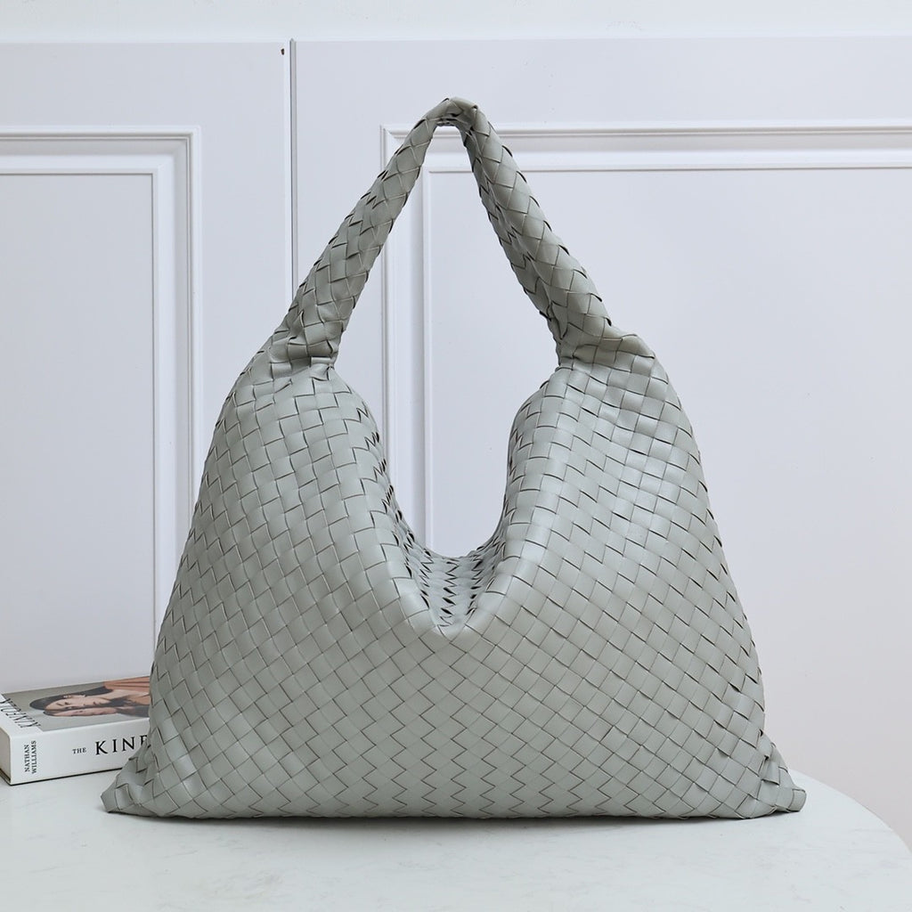 Bottega Veneta Hop Large Multicolor Collection Intrecciato Woven Shoulder Bag Suede Glossy Leather 100% Genuine Leather Fashion Temperament Bags 763970V3IV12190 #81129