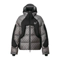 Louis Vuitton Men's Autumn and Winter Letter Printing Splicing Nylon Waterproof Fabric Warm Feeling Color Changing Hooded Zipper Long Sleeve Puffer Down Jacket #74186