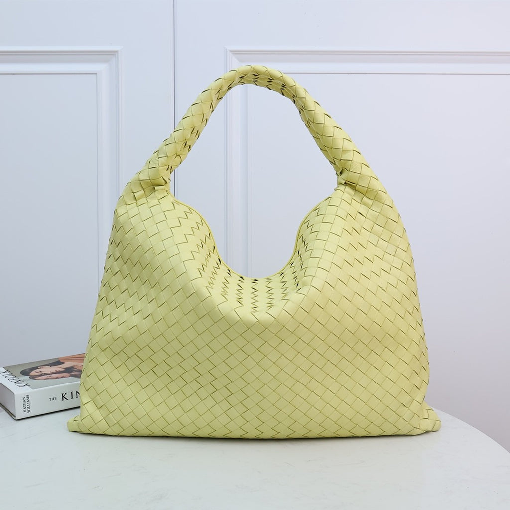 Bottega Veneta Hop Large Multicolor Collection Intrecciato Woven Shoulder Bag Suede Glossy Leather 100% Genuine Leather Fashion Temperament Bags 763970V3IV12190 #81129