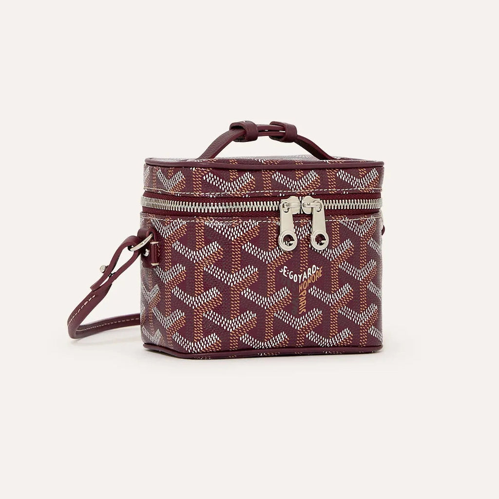 Goyard Muse Nano Women's Fashion Classic Color-Block Zipper Closure Adjustable Strap Leather Mini Makeup Bag Shoulder Bag Crossbody Bag Bags MUSEVANANTY10CL10P #79551