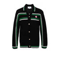 Casablanca Men's Spring And Summer Knitting Stripes Color Blocking Long-sleeved Knitted Sweater Single-breasted Cardigan Casual Knitted Shorts Set  #71324
