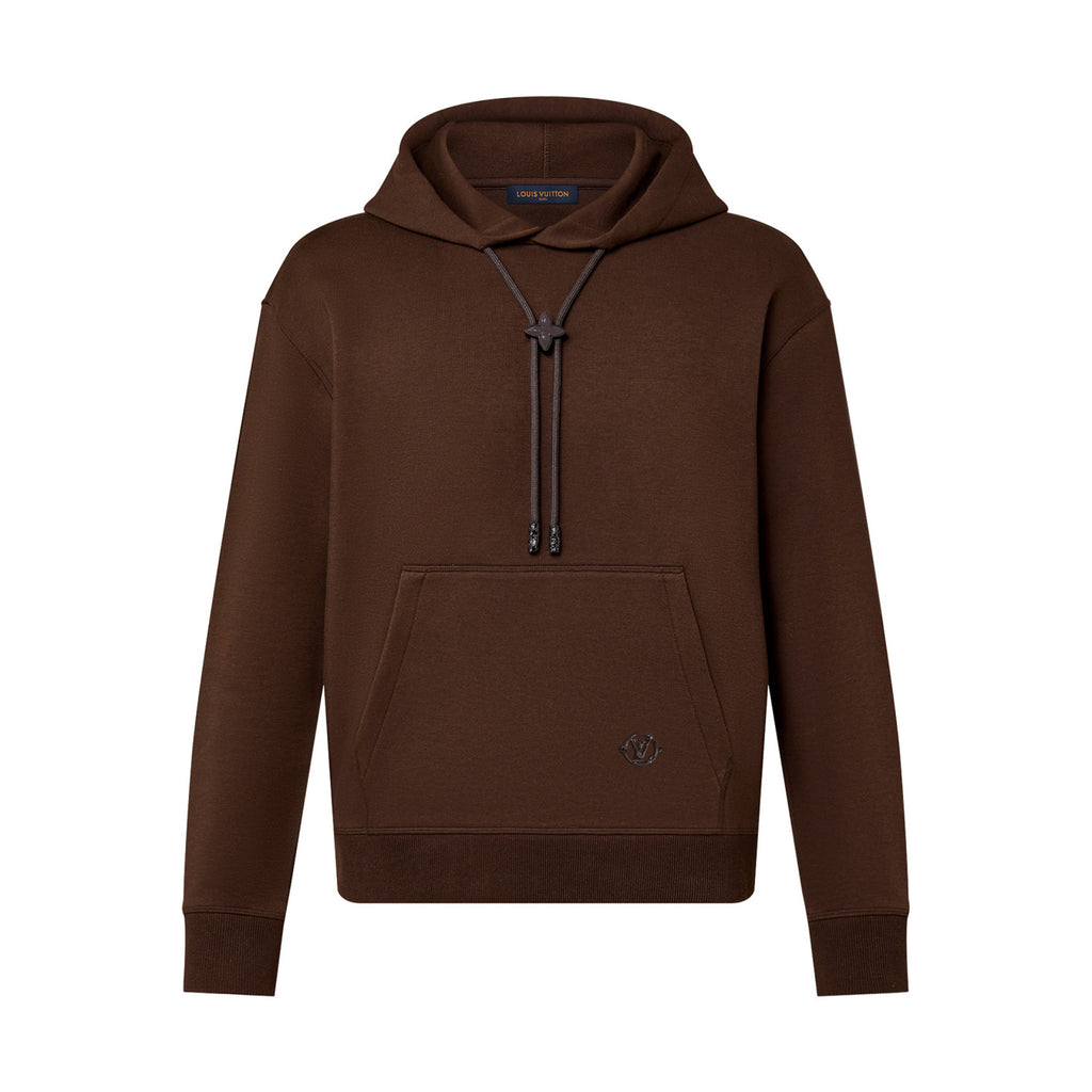 Louis Vuitton Monogram Flower Stopper Cotton Hoodie Drawstring Hooded Sweatshirt Pullover #96251