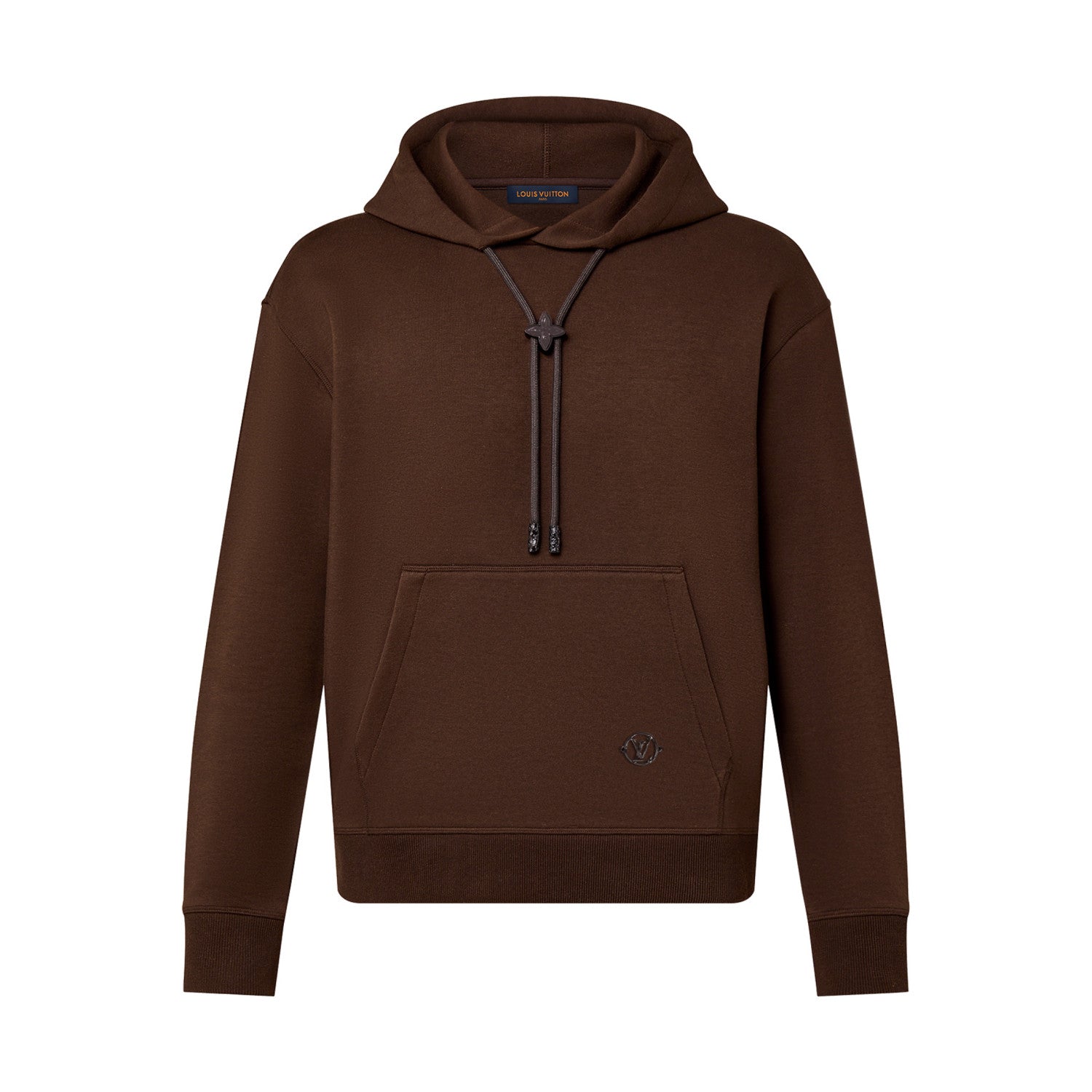 Louis Vuitton Monogram Flower Stopper Cotton Hoodie Drawstring Hooded Sweatshirt Pullover #96251