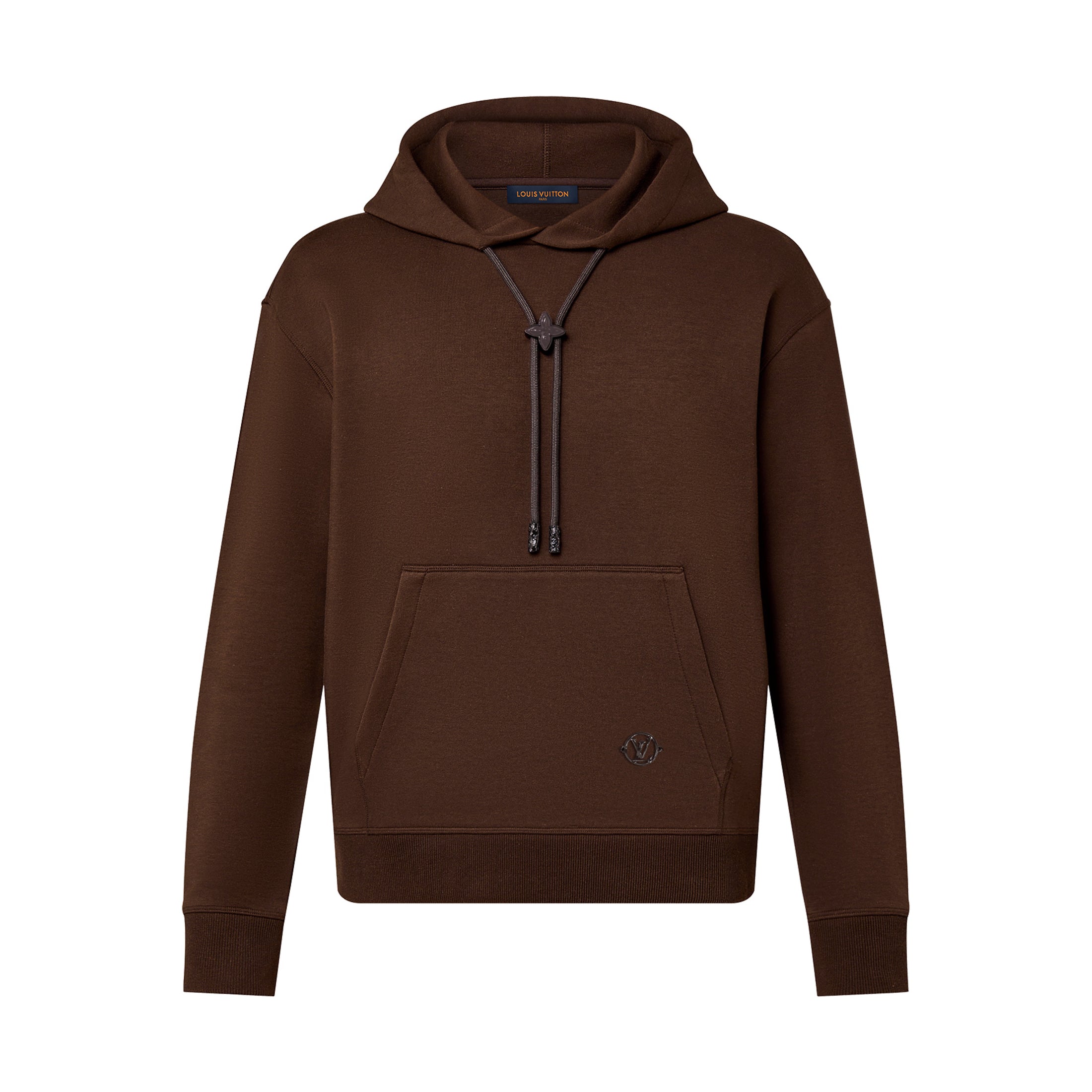 Louis Vuitton Monogram Flower Stopper Cotton Hoodie Drawstring Hooded Sweatshirt Pullover #96251