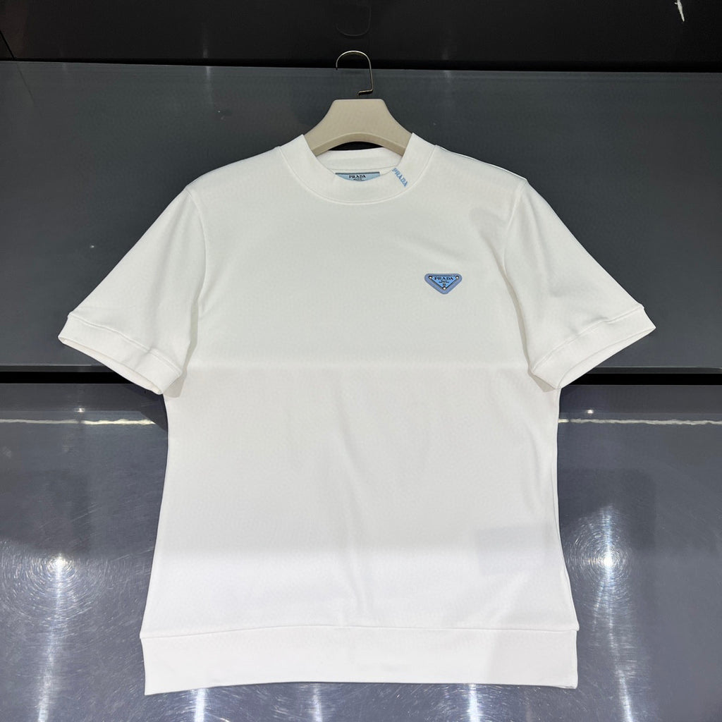 Prada Cotton round neck short sleeve T-shirt #96677