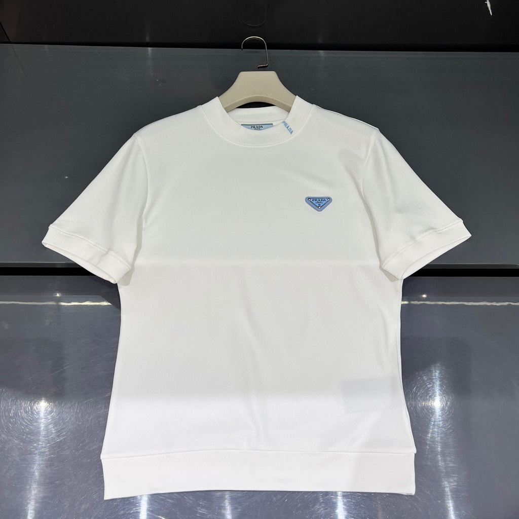 Prada Cotton round neck short sleeve T-shirt #96677