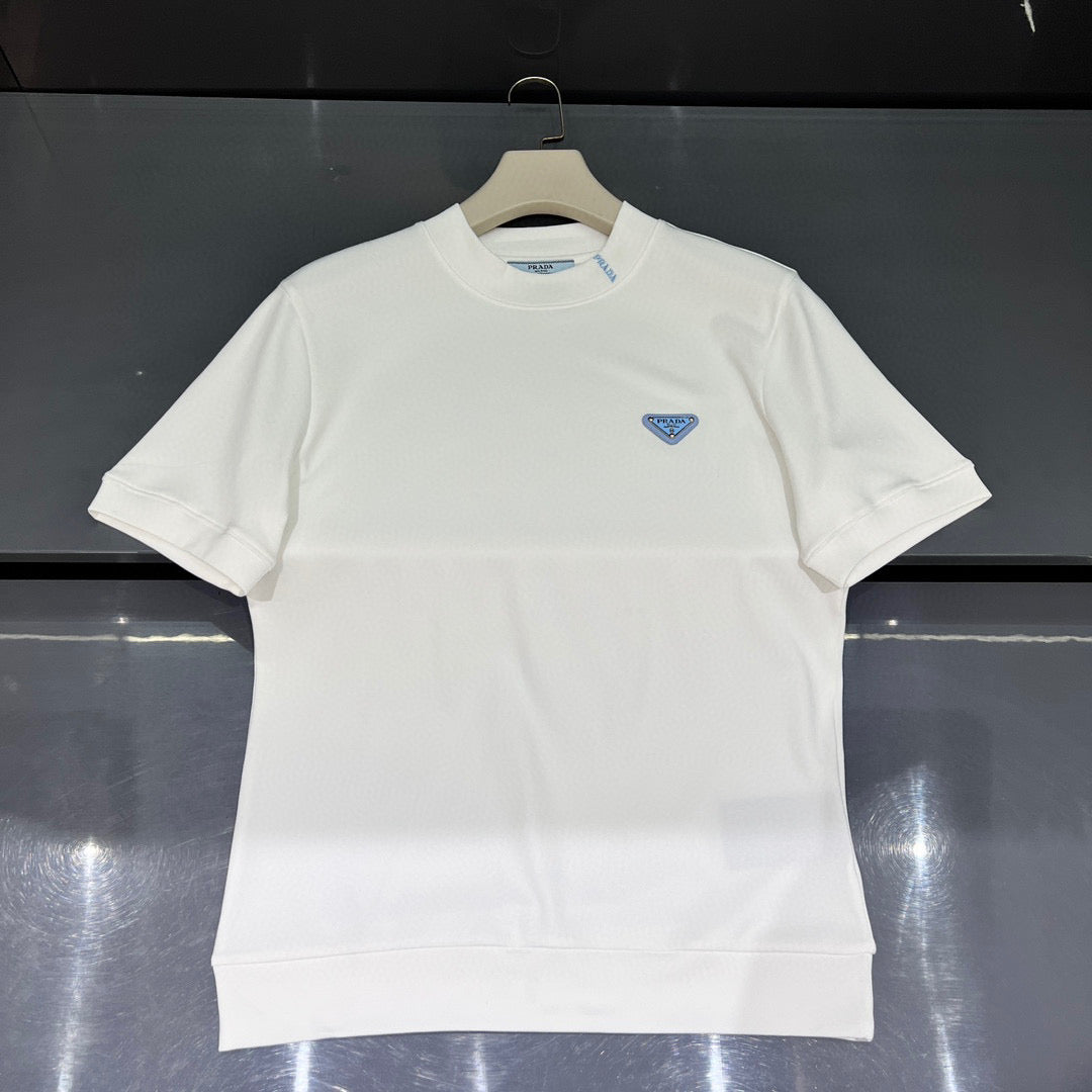 Prada Cotton round neck short sleeve T-shirt #96677