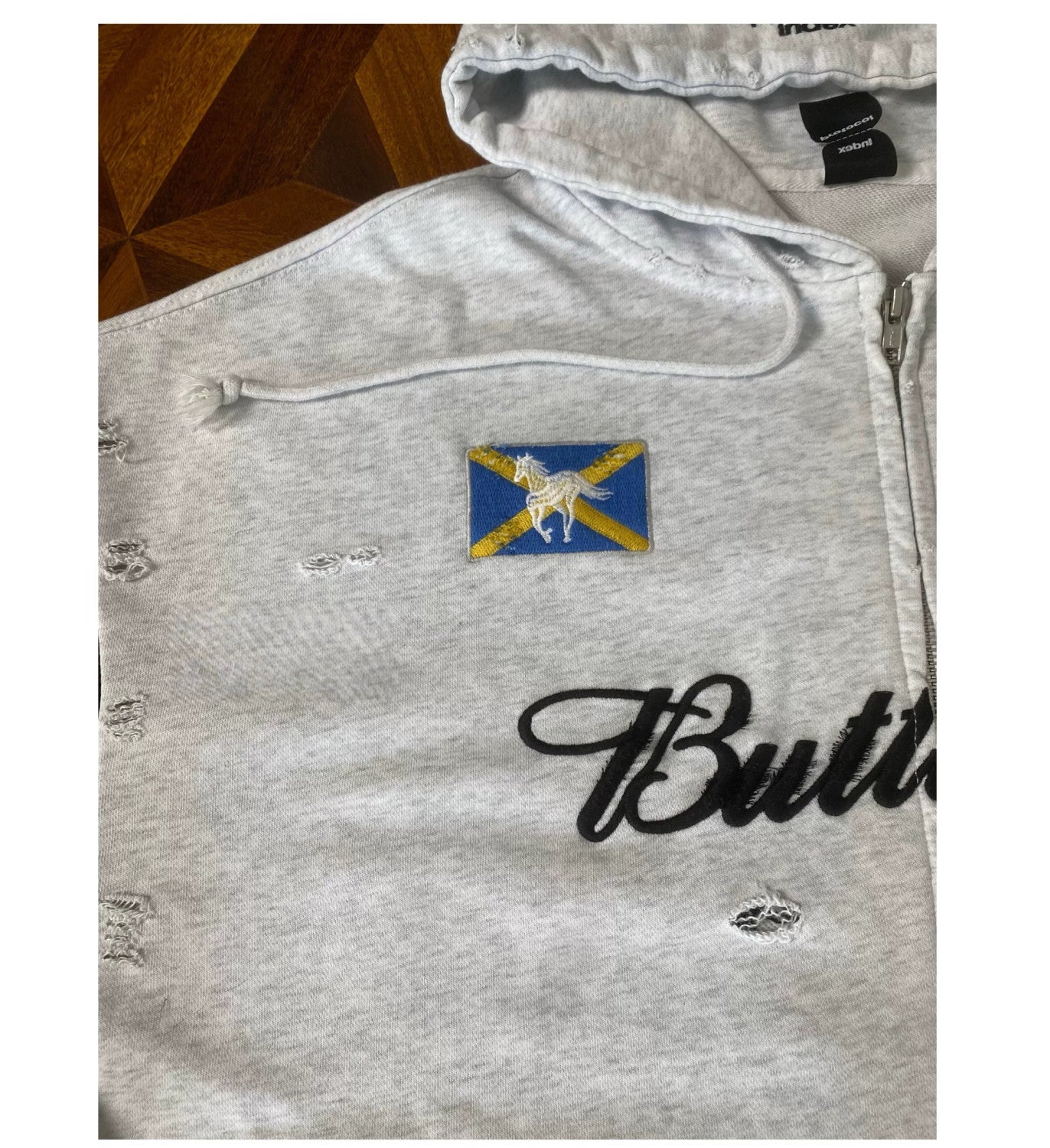 Protocol Index Buttivore Zip Hoodie White #334224