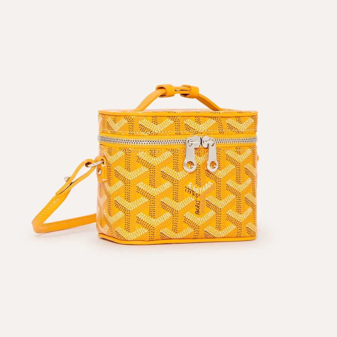 Goyard Muse Nano Women's Fashion Classic Color-Block Zipper Closure Adjustable Strap Leather Mini Makeup Bag Shoulder Bag Crossbody Bag Bags MUSEVANANTY10CL10P #79551