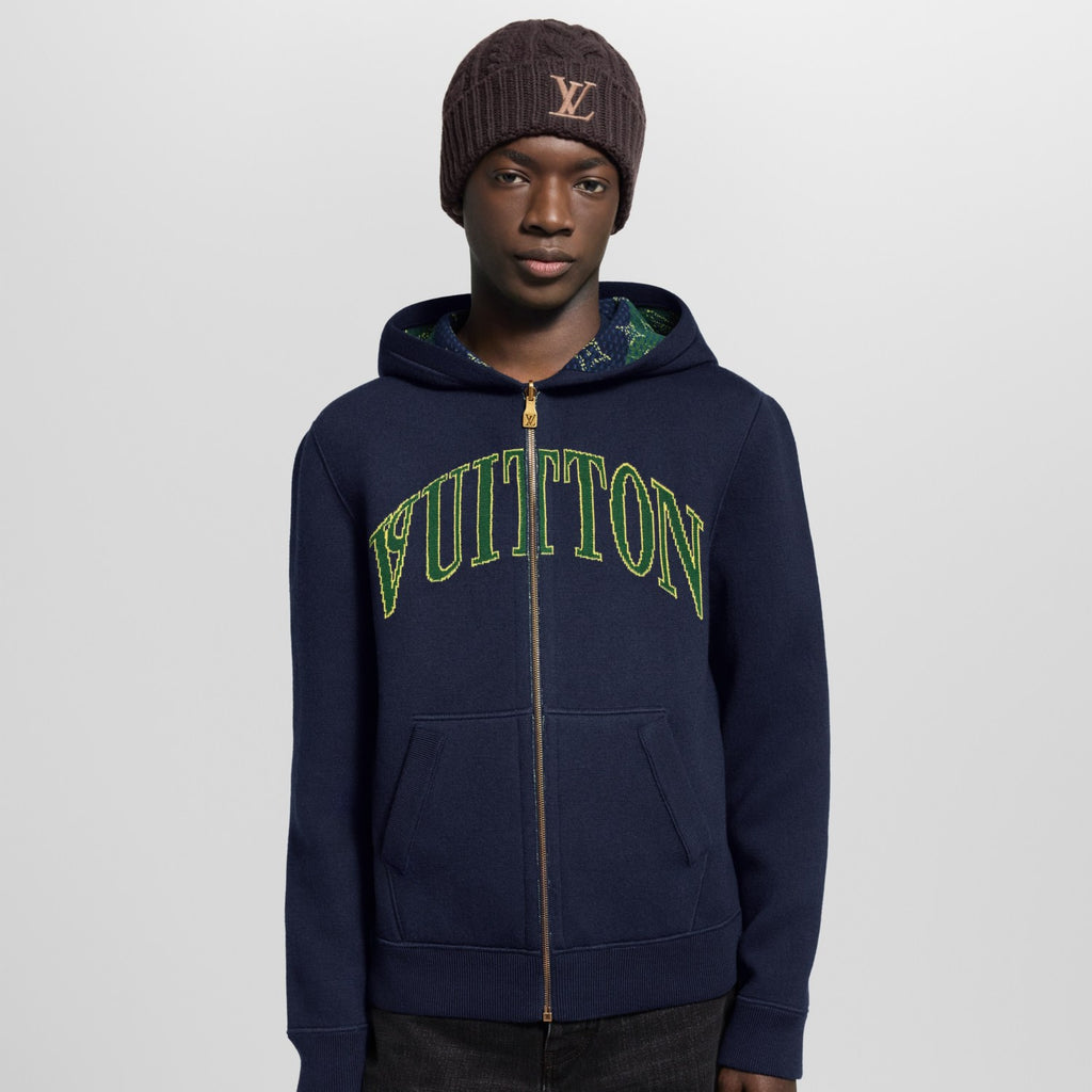 Louis Vuitton MONOGRAM Men's Spring/Fall Fashion Casual Hooded Zipper Letter Print Reversible Jacket #331359