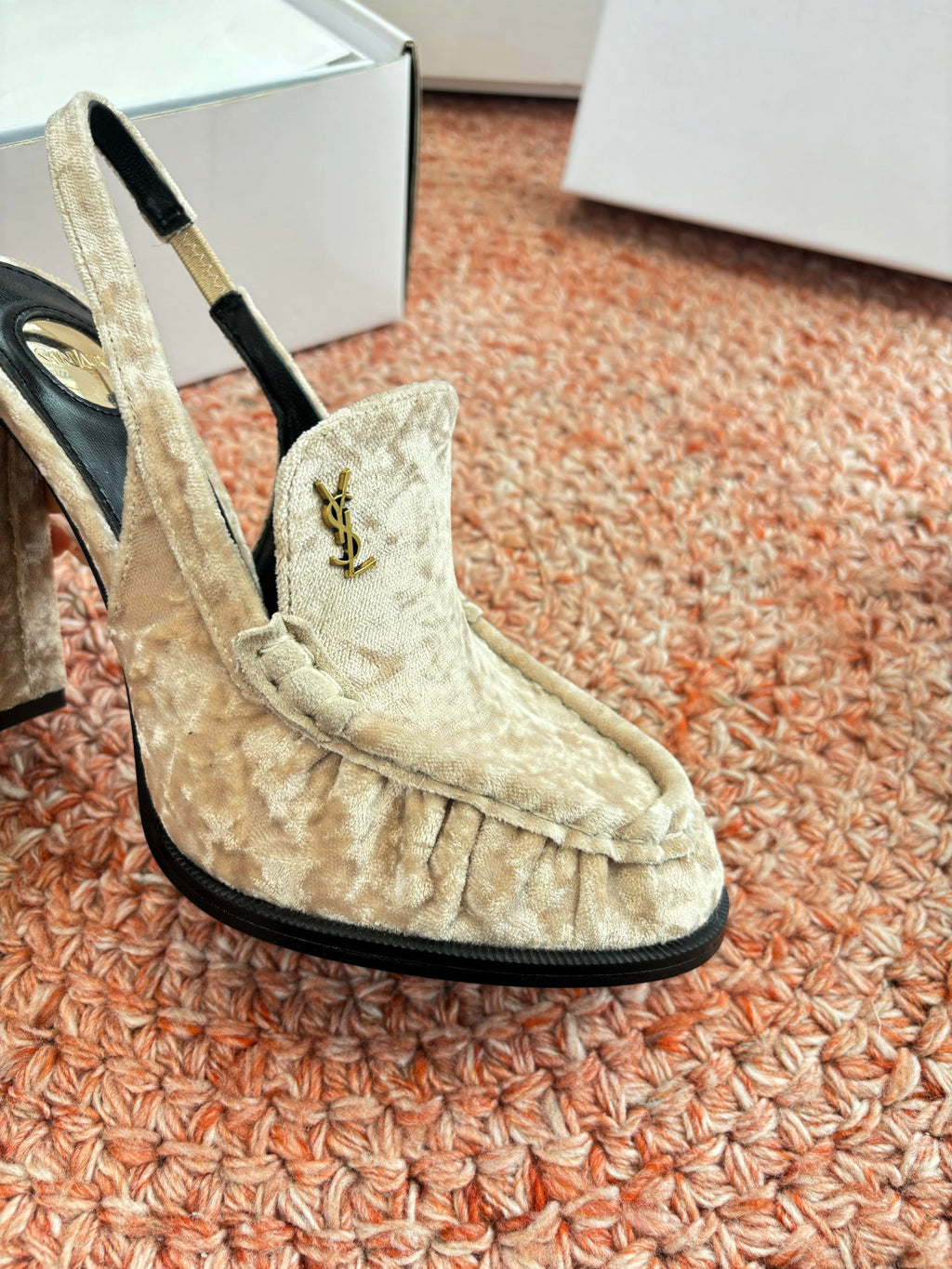 Saint Lauren High Heel Loafers #377321