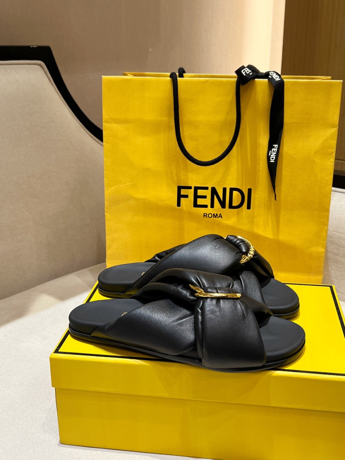 FENDI Fendi Feel Shoes Brown #388733