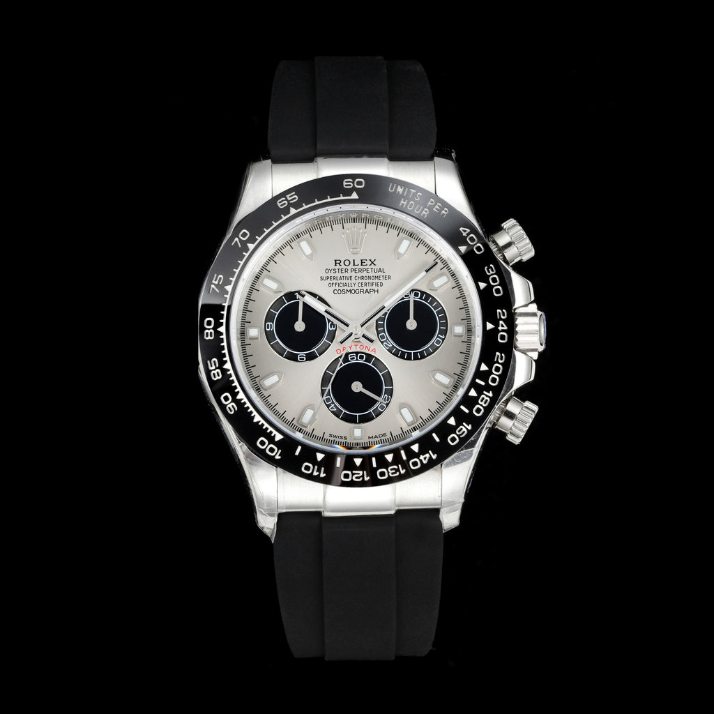 Rolex Men's Classic Solid Color Strap Round Dial Classic Fashion Automatic Mechanical Watch #78121