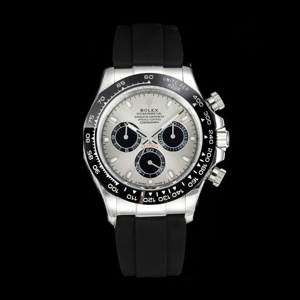 Rolex Men's Classic Solid Color Strap Round Dial Classic Fashion Automatic Mechanical Watch #78121
