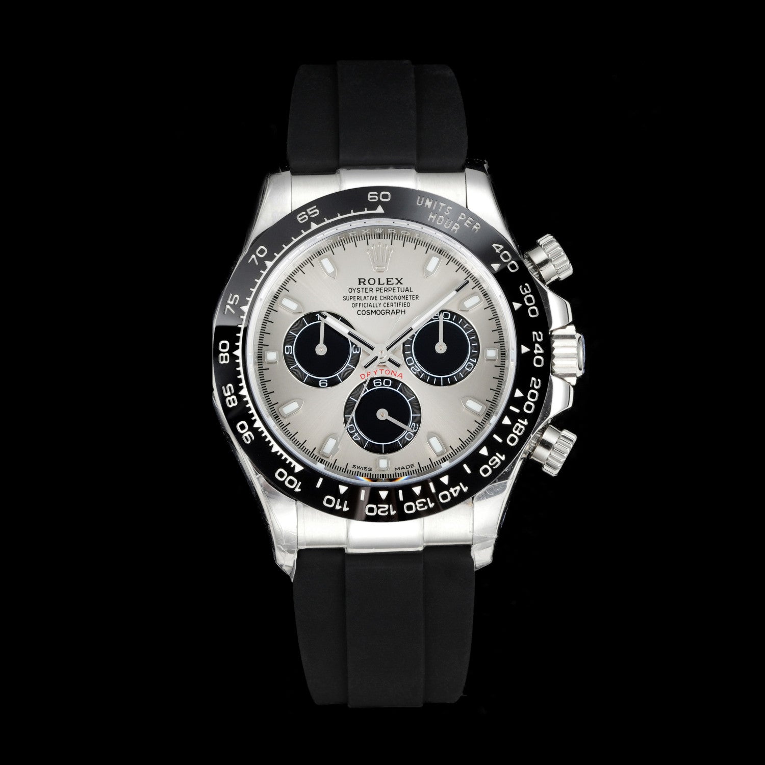 Rolex Men's Classic Solid Color Strap Round Dial Classic Fashion Automatic Mechanical Watch #78121