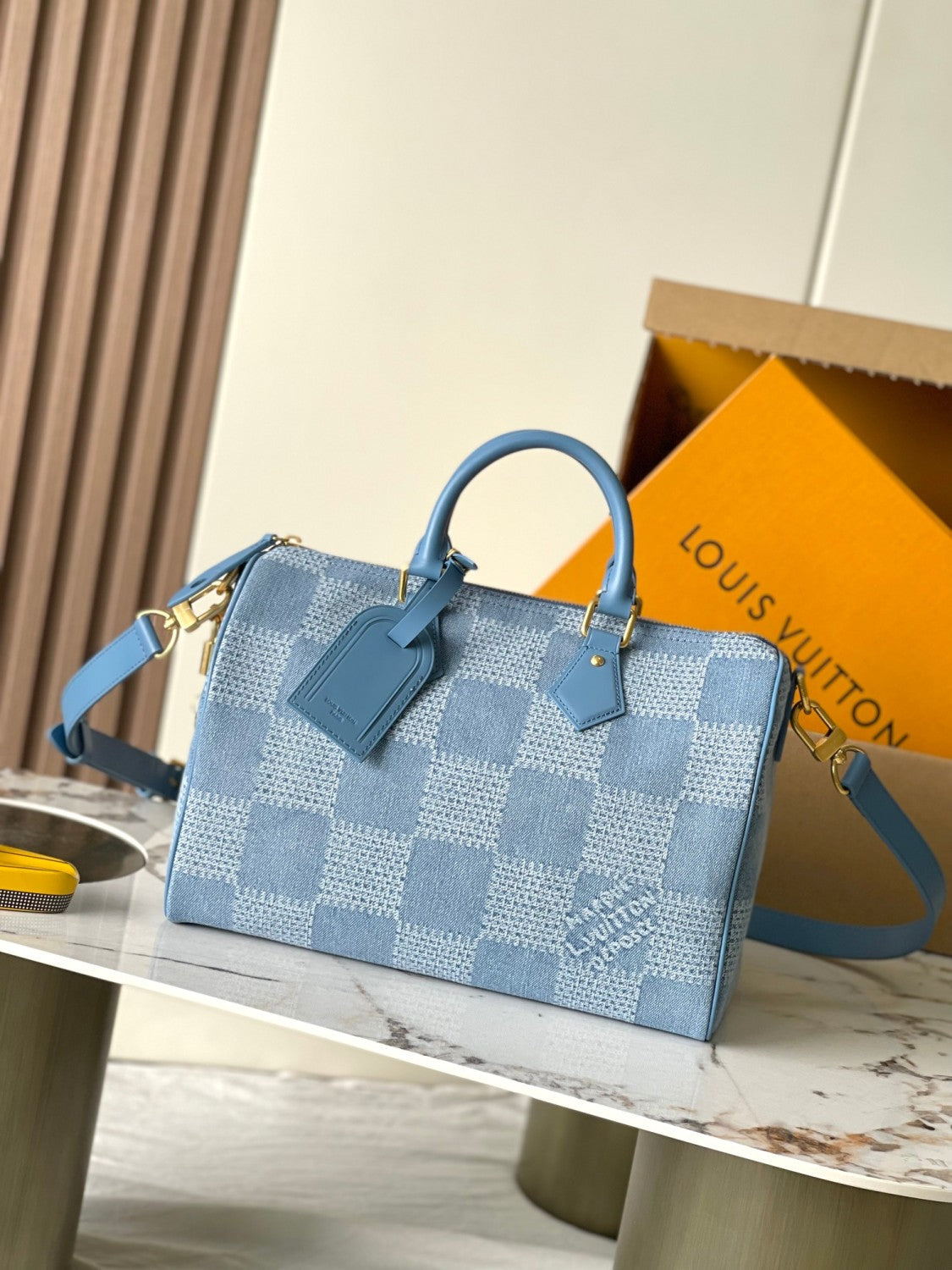 Louis Vuitton Speedy 30 Bandoulière Handbag Men's Women's Handbag Crossbody Canvas Leather Bag Fashion Luxury Bags N00203 #77279
