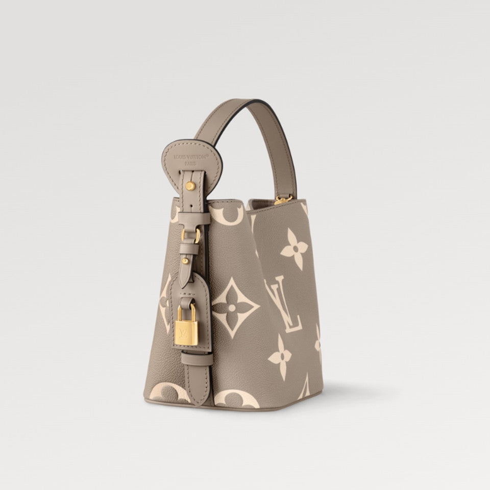 Louis Vuitton Women's ALL IN BB Handbag Logo Metal Padlock Leather Solid Color Shoulder Tote Bucket Bag Bags M13045 #81163