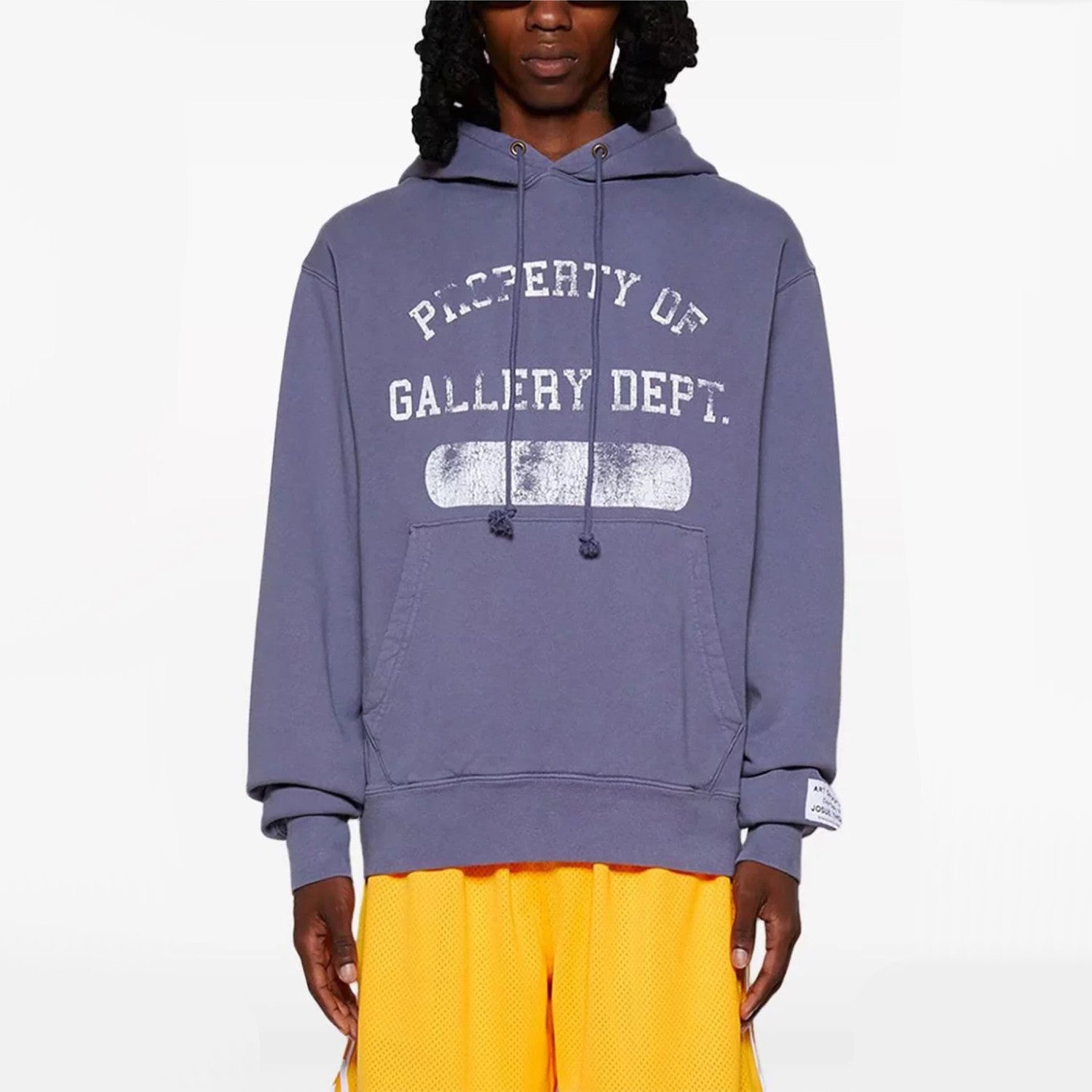 Gallery Dept Men's And Women's Spring And Fall Letters Gradient Retro Washed Round Neck Pullover Hoodie Cotton Long Sleeve Hooded Sweatshirt Ngvp #9252