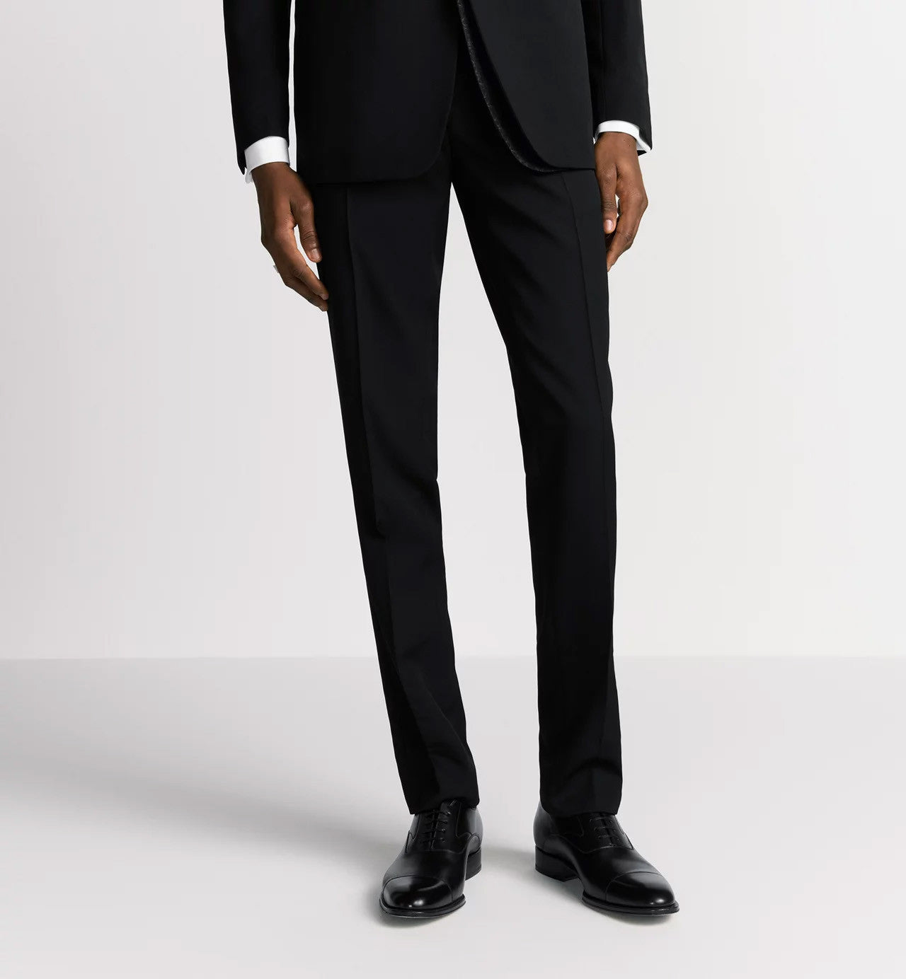 Dior Men's Autumn/Winter Solid Color Classic Lapel Single-Breasted Wool Twill Fabric Twill Print Casual Long Pants Blazer Jacket Suit Set #78244