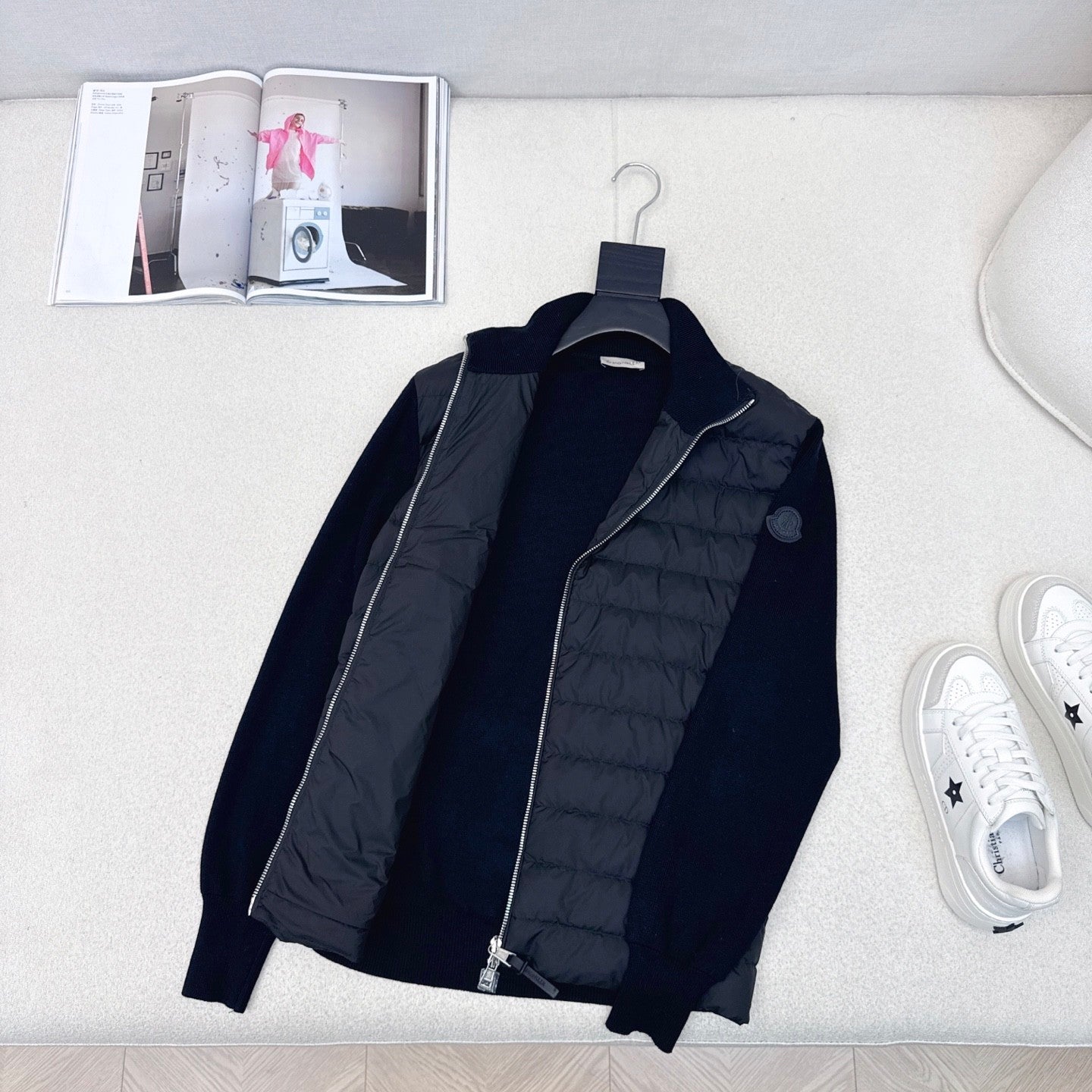 MONCLER PADDED CORDUROY Men's Goose Down Trendy Fashionable Simple Comfortable Stand Collar Warm Zipper Lightweight Wweater Fit Casual Down Jacket #332116
