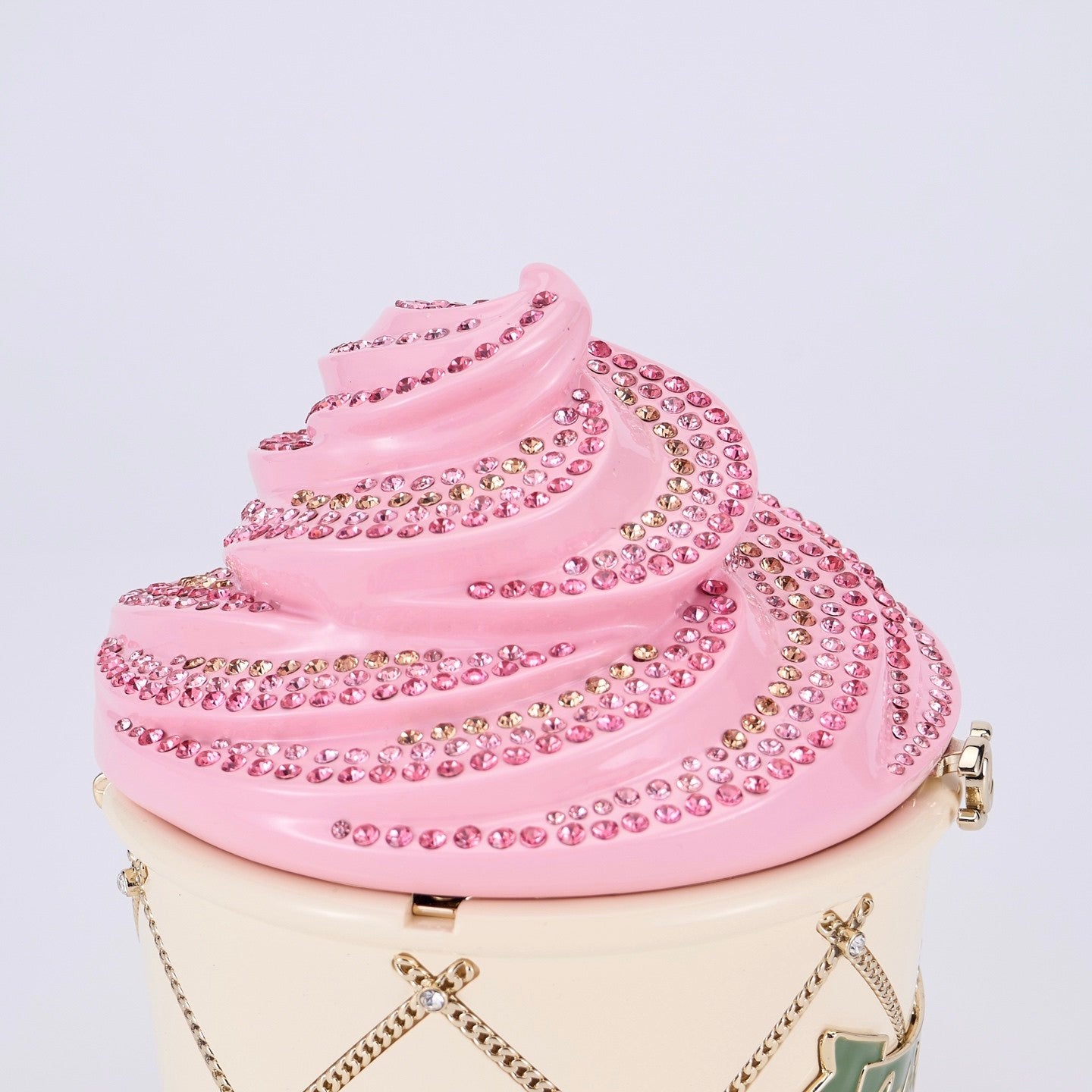 Chanel Women's Fashion Casual Chain Handle Ice Cream Shaped Pouch Evening Clutch Crossbody Bag Bags #78484