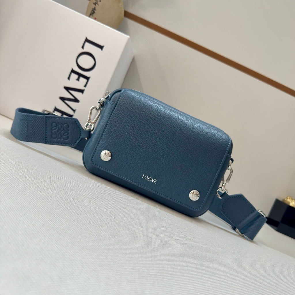 Dior Soft Pebble-grain cowhide leather messenger bag Bags 1LLSH260KEN_H720 #82506A