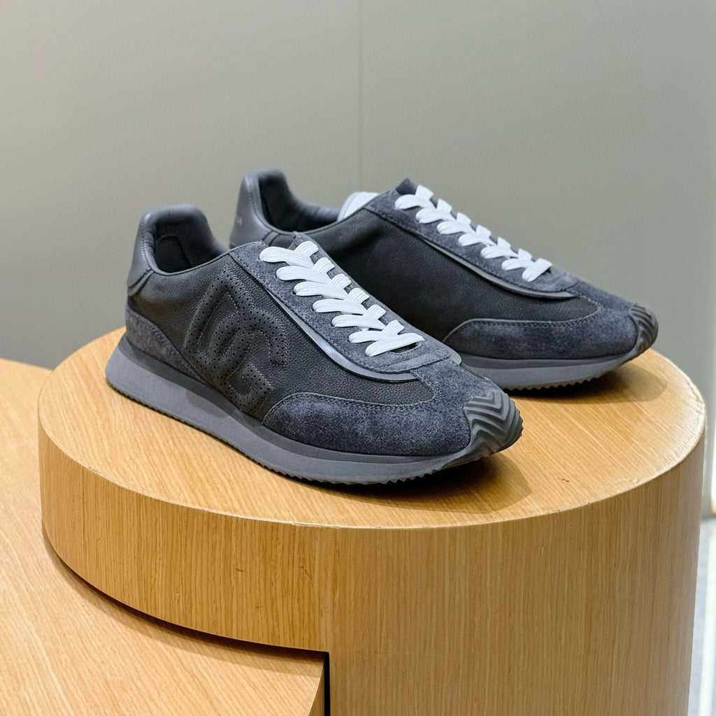 Dolce&Gabbana Men's And Women's  Spring/fall Fashion Classic Round Toe Lace Up Low Top Flat Sneakers Casual Shoes #79216